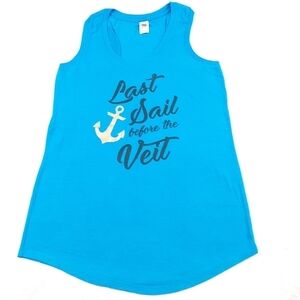 District Made "Last Sail Before the Veil" Tank Top Size Small